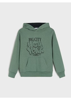 Sinsay - Bluza z kapturem - green spruce ze sklepu Sinsay w kategorii Bluzy chłopięce - zdjęcie 183923721