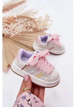 Dziecięce Buty Sportowe Sneakersy Rzep Multikolor Celyna ze sklepu ZAZOO w kategorii Trampki dziecięce - zdjęcie 183923813