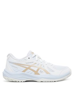 Buty halowe Asics Upcourt 6 Gs 1074A045 Biały ze sklepu eobuwie.pl w kategorii Buty sportowe dziecięce - zdjęcie 183924362