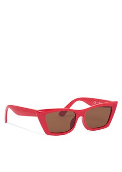 Okulary przeciwsłoneczne Pieces Pctrine Sunglass Box 175942 Czerwony ze sklepu eobuwie.pl w kategorii Okulary przeciwsłoneczne damskie - zdjęcie 183924413