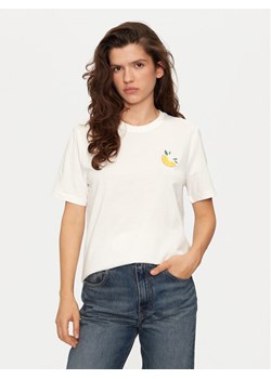 Vila T-Shirt Sybil 14097443 Biały Regular Fit ze sklepu MODIVO w kategorii Bluzki damskie - zdjęcie 183924831