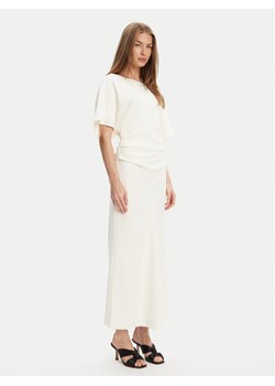 STAUD Sukienka koktajlowa Amelie R25S2120TP Écru Slim Fit ze sklepu MODIVO w kategorii Sukienki - zdjęcie 183924893