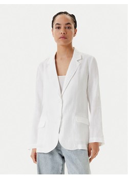 United Colors Of Benetton Marynarka 2AGHDW00R Biały Regular Fit ze sklepu MODIVO w kategorii Marynarki damskie - zdjęcie 183924901