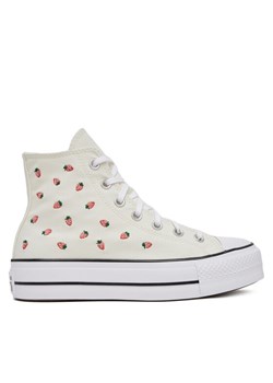 Converse Trampki Chuck Taylor All Star Lift A14934C Écru ze sklepu MODIVO w kategorii Trampki damskie - zdjęcie 183924941