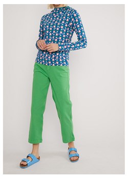 Blutsgeschwister Bluza &quot;Scuba Dubastrawberry and kiss&quot; w kolorze niebieskim ze sklepu Limango Polska w kategorii Bluzy damskie - zdjęcie 183926440