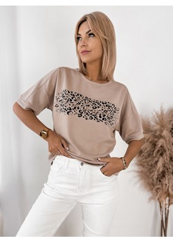 bluzka wintertime beżowa one size ze sklepu UBRA w kategorii Bluzki damskie - zdjęcie 183926900