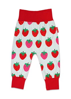 Toby Tiger Spodnie dresowe "Strawberry" w kolorze biało-czerwonym ze sklepu Limango Polska w kategorii Spodnie i półśpiochy - zdjęcie 183927244