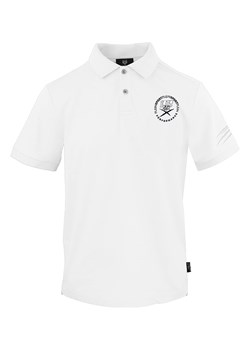 Plein Sport Koszulka polo w kolorze białym ze sklepu Limango Polska w kategorii T-shirty męskie - zdjęcie 183927253