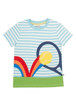 Frugi Koszulka &quot;Penryn Panel&quot; w kolorze błękitno-zielono-żółtym ze sklepu Limango Polska w kategorii T-shirty chłopięce - zdjęcie 183927623
