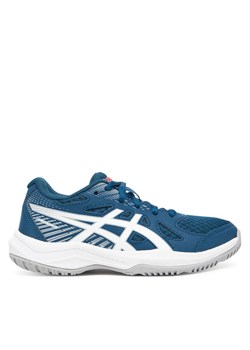 Buty halowe Asics Upcourt 6 Gs 1074A045 Niebieski ze sklepu eobuwie.pl w kategorii Buty sportowe dziecięce - zdjęcie 183927861