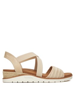 Sandały Skechers BOBS Arch Fit Beach Kiss-Boho Beyond 114013/NAT Beżowy ze sklepu eobuwie.pl w kategorii Espadryle damskie - zdjęcie 183927883