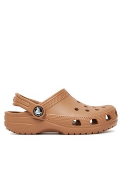 Klapki Crocs Classic Clog 206991 Brązowy ze sklepu eobuwie.pl w kategorii Klapki dziecięce - zdjęcie 183927891