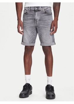 G-Star Raw Szorty jeansowe 3301 D10481-D535 Szary Slim Fit ze sklepu MODIVO w kategorii Spodenki męskie - zdjęcie 183928680