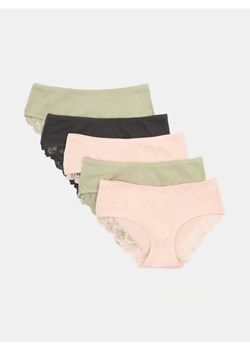 Sinsay - Majtki hipster z koronką 5 pack - wielobarwny ze sklepu Sinsay w kategorii Majtki damskie - zdjęcie 183931490