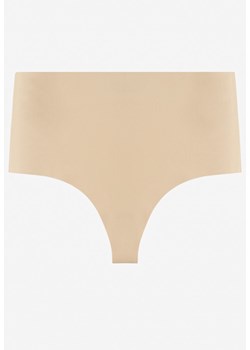 Beżowe Bezszwowe Majtki High Waist Kolunea ze sklepu renee.pl w kategorii Majtki damskie - zdjęcie 183931560