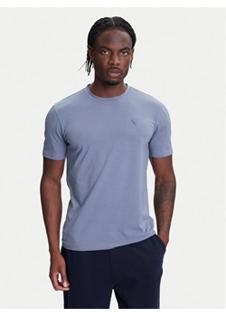 Guess T-Shirt Z2YI12 JR06K Granatowy Regular Fit ze sklepu MODIVO w kategorii T-shirty męskie - zdjęcie 183932132
