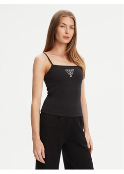 Guess Top V5RP08 KCOA2 Czarny Regular Fit ze sklepu MODIVO w kategorii Bluzki damskie - zdjęcie 183932161