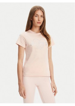 Guess T-Shirt V5GI10 K9RM1 Różowy Regular Fit ze sklepu MODIVO w kategorii Bluzki damskie - zdjęcie 183932162