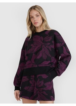 Damska bluza dresowa nierozpinana bez kaptura 4F 4FRSS25TSWSF2177 - multikolor ze sklepu Sportstylestory.com w kategorii Bluzy damskie - zdjęcie 183932964