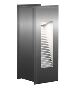 näve Lampa zewnętrzna LED w kolorze srebrnym - KEE A - 6,6 x 17,1 cm ze sklepu Limango Polska w kategorii Oświetlenie ogrodowe - zdjęcie 183933574
