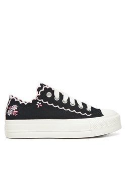 Converse Trampki Chuck Taylor All Star Lift A13529C Czarny ze sklepu MODIVO w kategorii Trampki damskie - zdjęcie 183934763