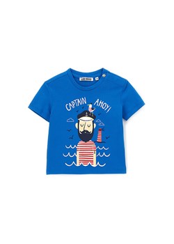 Original Marines T-Shirt DFP0260NM Niebieski Regular Fit ze sklepu MODIVO w kategorii Kaftaniki i bluzki - zdjęcie 183934800