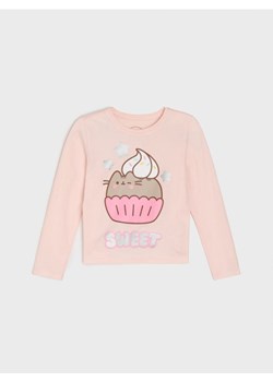 Sinsay - Koszulka z długimi rękawami Pusheen the Cat - pomarańczowy ze sklepu Sinsay w kategorii Bluzki dziewczęce - zdjęcie 183937071
