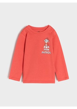 Sinsay - Koszulka z długimi rękawami Psi Patrol - koralowy ze sklepu Sinsay w kategorii Kaftaniki i bluzki - zdjęcie 183937082