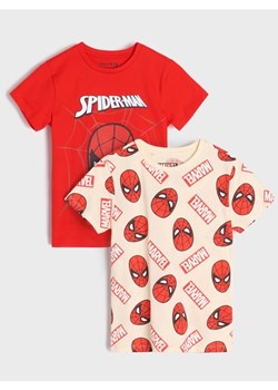 Sinsay - Koszulki 2 pack Spider-Man - niebieski - id: 195CT-55X - marki Sinsay - 183937093 Sinsay - Koszulki 2 pack Spider-Man - niebieski ze sklepu Sinsay w kategorii T-shirty chłopięce - zdjęcie 183937093