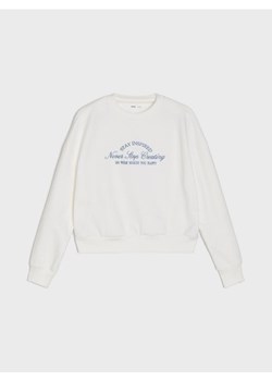 Sinsay - Bluza z haftowanym napisem - kremowy ze sklepu Sinsay w kategorii Bluzy chłopięce - zdjęcie 183937214