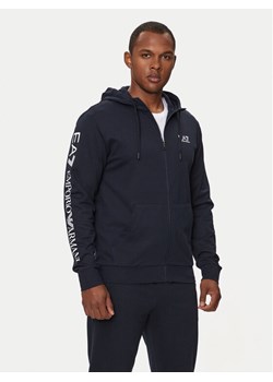 EA7 Emporio Armani Bluza 7M000568 AF13512 MB149 Granatowy Regular Fit ze sklepu MODIVO w kategorii Bluzy męskie - zdjęcie 183937851