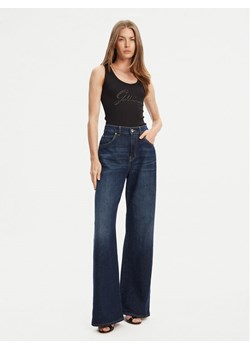 Guess Top W5YP00 KCXJ2 Czarny Regular Fit ze sklepu MODIVO w kategorii Bluzki damskie - zdjęcie 183937883