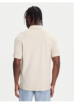 Mustang Polo Palco 1016505 Beżowy Regular Fit ze sklepu MODIVO w kategorii T-shirty męskie - zdjęcie 183937890