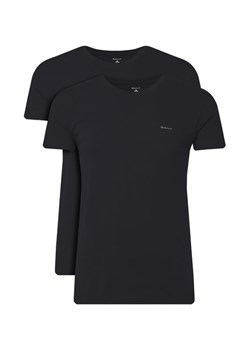 Gant Komplet 2 t-shirtów 900012008 Czarny Regular Fit ze sklepu MODIVO w kategorii T-shirty męskie - zdjęcie 183937891