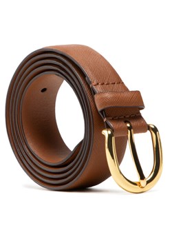 Lauren Ralph Lauren Pasek Damski Charm Classc 412802952005 Brązowy ze sklepu MODIVO w kategorii Paski damskie - zdjęcie 183937900