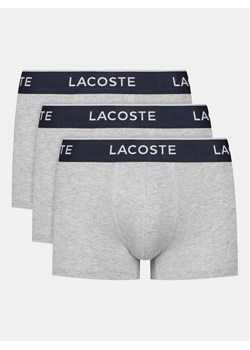 Lacoste Komplet 3 par bokserek 5H1300 Szary ze sklepu MODIVO w kategorii Majtki męskie - zdjęcie 183937911