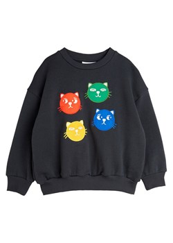 MINI RODINI Bluza Cool Cats 2512011999 Czarny Regular Fit ze sklepu MODIVO w kategorii Bluzy chłopięce - zdjęcie 183937992