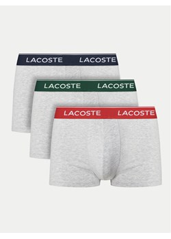 Lacoste Komplet 3 par bokserek 5H1297 Szary ze sklepu MODIVO w kategorii Majtki męskie - zdjęcie 183938021