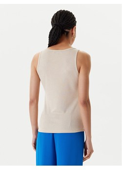 Morgan Top 251-DIDONI Beżowy Slim Fit ze sklepu MODIVO w kategorii Bluzki damskie - zdjęcie 183938050