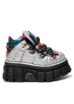 NEW ROCK Sneakersy M-106-C52 Srebrny - id: 0000304874222 - marki New Rock - 183938053 NEW ROCK Sneakersy M-106-C52 Srebrny ze sklepu MODIVO w kategorii Buty sportowe damskie - zdjęcie 183938053