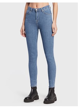 Lee Jeansy Ivy L32EFAMR 112320158 Niebieski Super Skinny Fit ze sklepu MODIVO w kategorii Jeansy damskie - zdjęcie 183938123