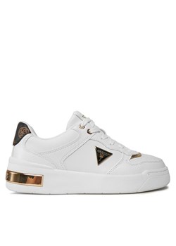 Guess Sneakersy Clarkz2 FLPCLK FAL12 Biały ze sklepu MODIVO w kategorii Buty sportowe damskie - zdjęcie 183938182