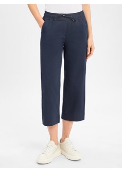 TONI Damskie spodnie letnie - Pia Kobiety granatowy jednolity ze sklepu vangraaf w kategorii Spodnie damskie - zdjęcie 183939833