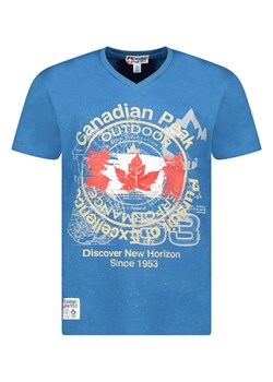 Canadian Peak Koszulka &quot;Japple&quot; w kolorze niebieskim ze sklepu Limango Polska w kategorii T-shirty męskie - zdjęcie 183940713