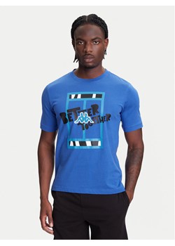 Kappa T-Shirt 351U8JW 741 Niebieski Regular Fit ze sklepu MODIVO w kategorii T-shirty męskie - zdjęcie 183941492