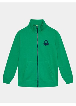United Colors Of Benetton Bluza 3J68C501B Zielony Regular Fit - id: 0000301244721 - marki United Colors Of Benetton - 183941521 United Colors Of Benetton Bluza 3J68C501B Zielony Regular Fit ze sklepu MODIVO w kategorii Bluzy chłopięce - zdjęcie 183941521