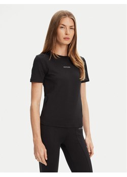Guess T-Shirt V5RI10 KCD02 Czarny Regular Fit ze sklepu MODIVO w kategorii Bluzki damskie - zdjęcie 183941563