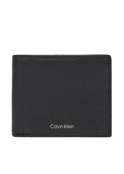 Calvin Klein Duży Portfel Męski Ck Leather Billfold W Zip Coin LV04D1028G Czarny ze sklepu MODIVO w kategorii Portfele męskie - zdjęcie 183941590