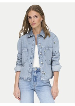 ONLY Koszula jeansowa Cassie 15349520 Niebieski Oversize ze sklepu MODIVO w kategorii Koszule damskie - zdjęcie 183941614