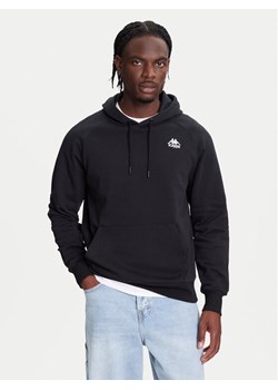 Kappa Bluza Authentic 321W7GW Czarny Regular Fit ze sklepu MODIVO w kategorii Bluzy męskie - zdjęcie 183941630
